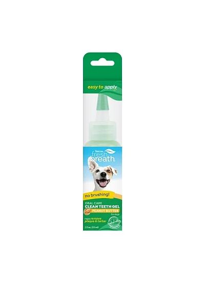 Tropiclean Clean Teeth Oral Care Gel Με Φυστικοβούτυρο Για Σκύλους 59ml