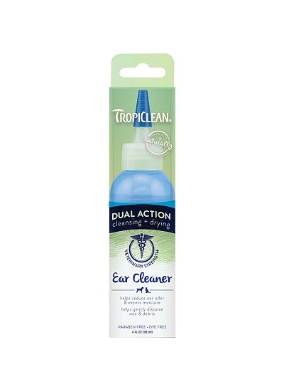 Tropiclean Dual Action Ear Cleaner Για Σκύλους & Γάτες 118ml