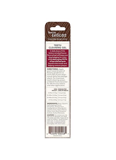 Tropiclean Enticers Teeth Cleaning Gel Για Σκύλους Με Γεύση Καπνιστού Μπέικον 59ml