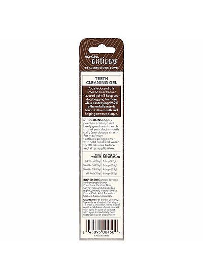 Tropiclean Enticers Teeth Cleaning Gel Για Σκύλους Με Γεύση Καπνιστού Μοσχαρίσιου Φιλέτου 59ml