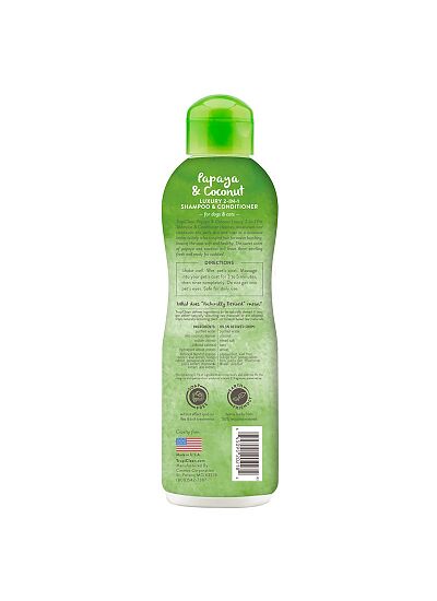 Tropiclean Luxury 2 in 1 Σαμπουάν & Μαλακτικό Σκύλου & Γάτας 592ml