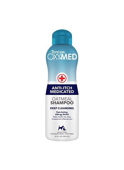 Tropiclean Oxymed Anti Itch Medicated Oatmeal Σαμπουάν Σκύλου & Γάτας 592ml