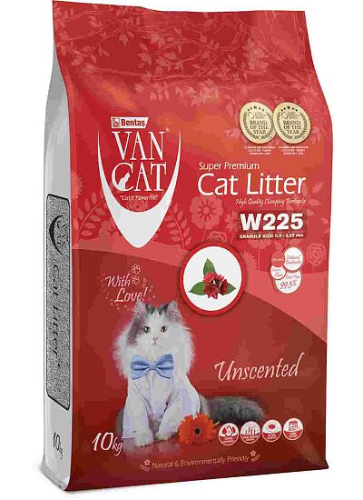 Van Cat Natural Άμμος Υγιεινής Μπετονίτη Χωρίς Άρωμα 11.8Lt (10Kg)