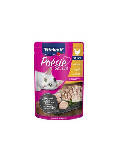 Vitakraft Φακελάκι Γάτας Poesie Delice Sauce Chicken 85gr