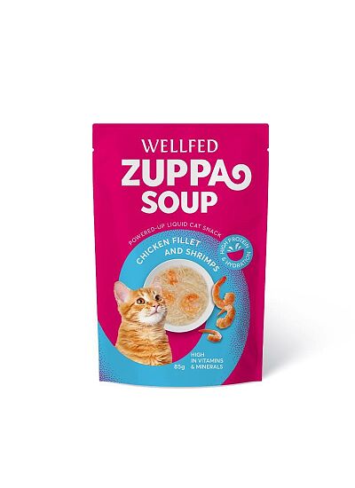 Wellfed Zuppa Soup Με Κοτόπουλο & Γαρίδα 85gr