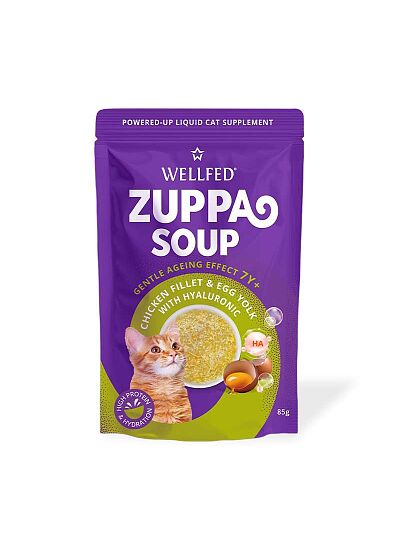 Wellfed Zuppa Soup Με Κοτόπουλο & Κρόκο Αυγού & Υαλουρονικό 85gr