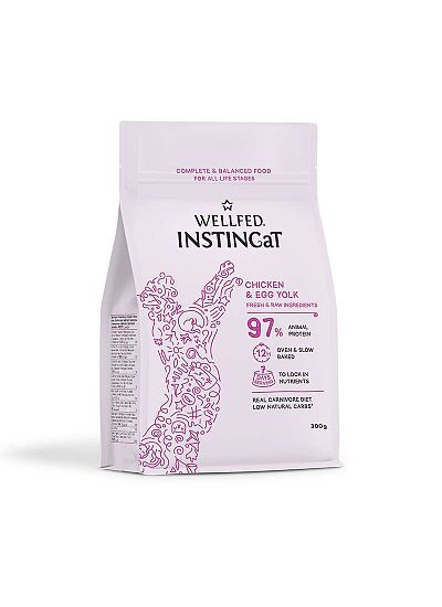 Wellfed Instincat S.O.B. All Life Stages Κοτόπουλο & Κρόκος Αυγού 300gr