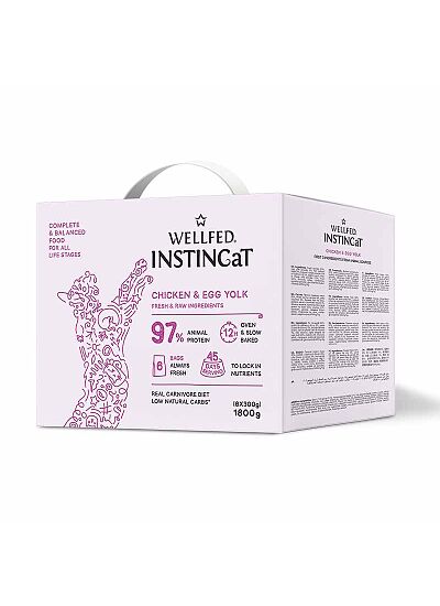 Wellfed Instincat S.O.B. All Life Stages Κοτόπουλο & Κρόκος Αυγού 1.8Kg