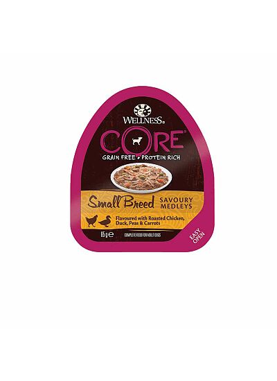 Wellness Core Savoury Medleys Κονσέρβα Σκύλου με Κοτόπουλο & Πάπια 85gr