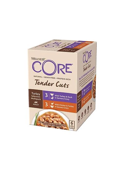 Wellness Core Tender Cuts Fillets Multipack Γαλοπούλα 6x85gr