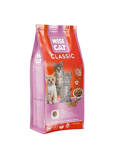 Wise Cat Classic Με Κοτόπουλο Για Γατάκια 10Kg