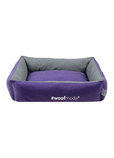 Woofmoda Κρεβάτι Πουφ Ορθογώνιο για Σκύλους & Γάτες Σομόν