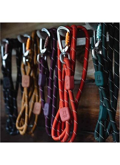 Woolly Wolf Eco Friendly Οδηγός Περιπάτου Juicy Plum Rope Leash (180 cm)