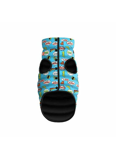 Wau Dog Αδιάβροχο Μπουφάν για Σκύλους Justice League Light Blue