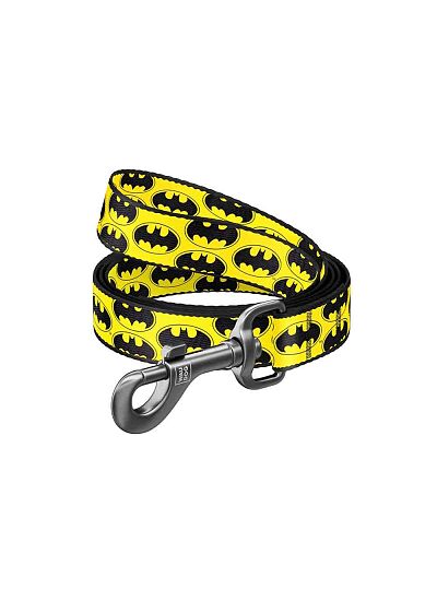 Wau Dog Οδηγός Περιπάτου Nylon Short Leash   Batman Logo (122cm)
