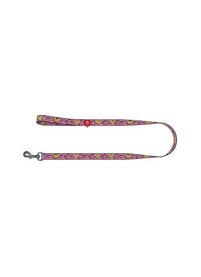 Wau Dog Οδηγός Περιπάτου Nylon Short Leash   Wonder Woman Pink L (122cm)