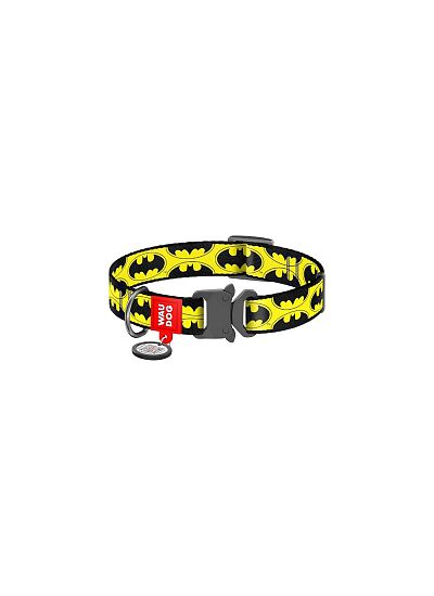 Wau Dog Περιλαίμιο με Smart ID & Μεταλλικό Κούμπωμα   Batman Logo