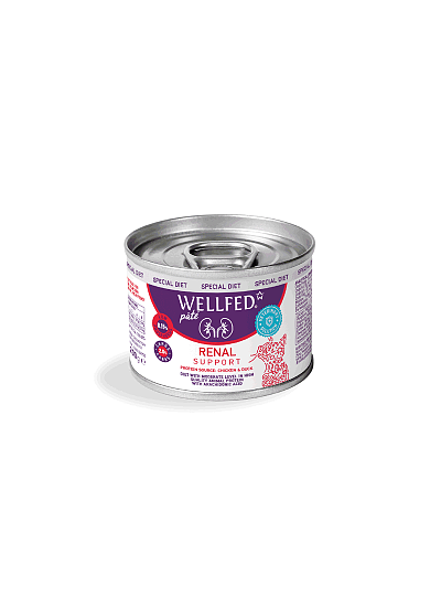 Wellfed Cat Renal Πατέ με Κοτόπουλο και Πάπια 200gr