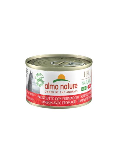 Almo Nature Cat Adult HFC Natural Italian Κονσέρβα Προσούτο & Παρμεζάνα 70gr