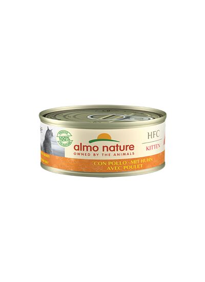 Almo Nature Kitten HFC Natural Κονσέρβα Κοτόπουλο 70gr