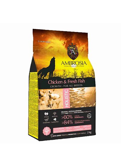 Ambrosia Grain Free Puppy Regular Chicken & Fresh Fish 6Kg