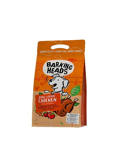 Barking Heads Adult All Breeds Bowl Lickin' Chicken 2Kg