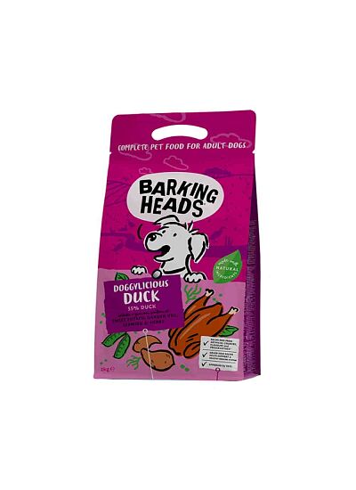 Barking Heads Grain Free Adult All Breeds Doggylicious Duck 2Kg