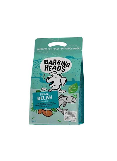 Barking Heads Grain Free Adult All Breeds Fish N Delish 12Kg