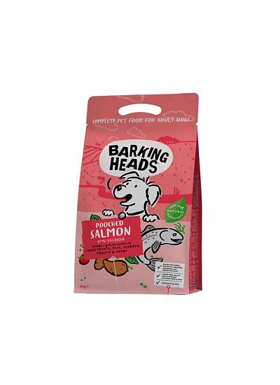 Barking Heads Grain Free Adult All Breeds Pooched Salmon 1Kg