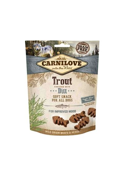 Carnilove Soft Snack Σκύλου Trout with Dill 200gr