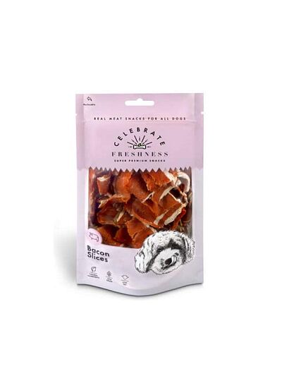 Celebrate Freshness Bacon Slices Λιχουδιές για Σκύλους 100gr