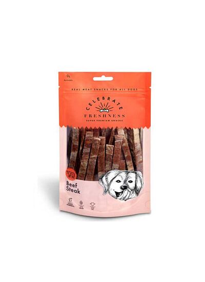 Celebrate Freshness Beef Steak Small Λιχουδιές για Σκύλους 100gr