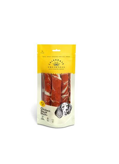 Celebrate Freshness Chicken Steak Sticks Λιχουδιές για Σκύλους (17cm) 140gr