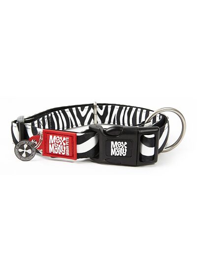 Max & Molly Περιλαίμιο Smart ID Collar Zebra
