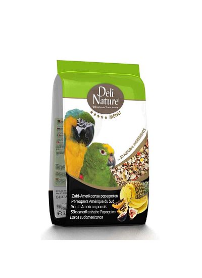 Deli Nature 5* Menu South American Parrots Μείγμα για Παπαγάλους Νοτίου Αμερικής 800gr