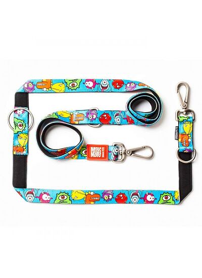 Max & Molly Οδηγός Περιπάτου Multi   Function Leash Little Monsters