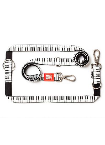 Max & Molly Οδηγός Περιπάτου Multi   Function Leash Piano/L