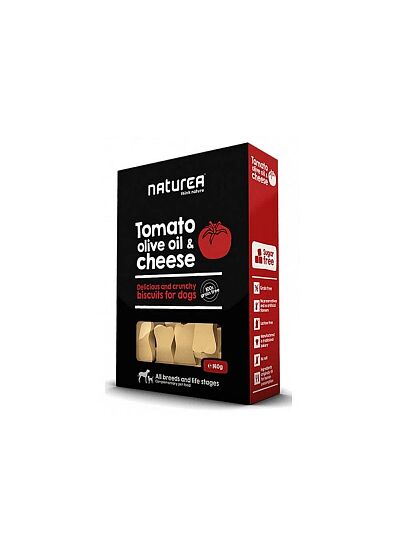 Naturea Μπισκότα Σκύλου Tomato, Olive Oil & Cheese 140gr