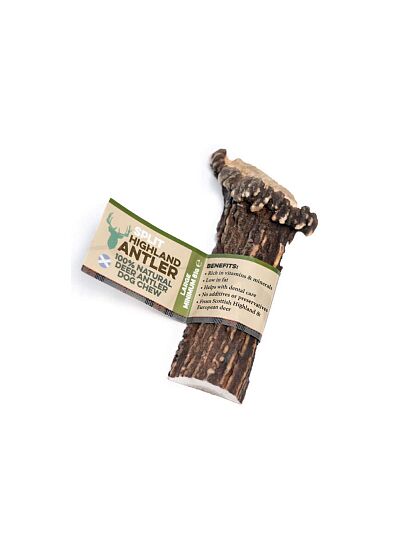 Nova Dog Highland Antler Chews Φυσικό Split Κέρατο Ελαφιού για Σκύλους (81 120gr)/Large