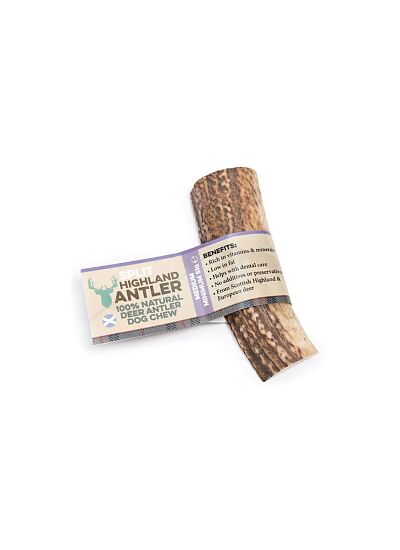 Nova Dog Highland Antler Chews Φυσικό Split Κέρατο Ελαφιού για Σκύλους (51 80gr)/Medium