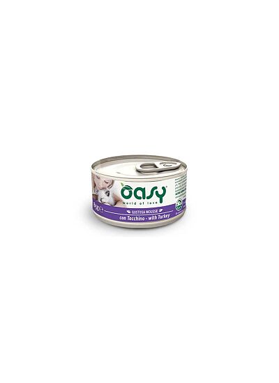 Oasy Grain Free Cat Adult Mousse Γαλοπούλα 85gr