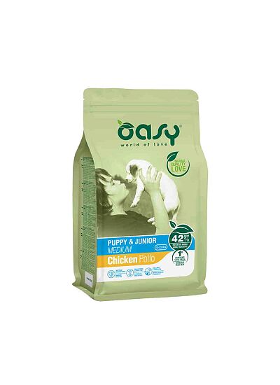 Oasy Puppy & Junior Medium Breeds Chicken 3Kg