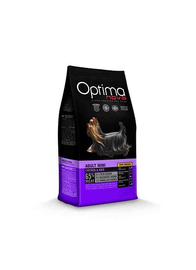Optima Nova Low Grain Adult Mini Chicken & Rice 2Kg