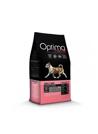 Optima Nova Grain Free Adult Mini Sensitive Salmon & Potato 2Kg