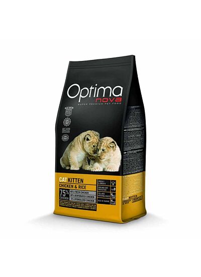 Optima Nova Low Grain Kitten Chicken & Rice 400gr