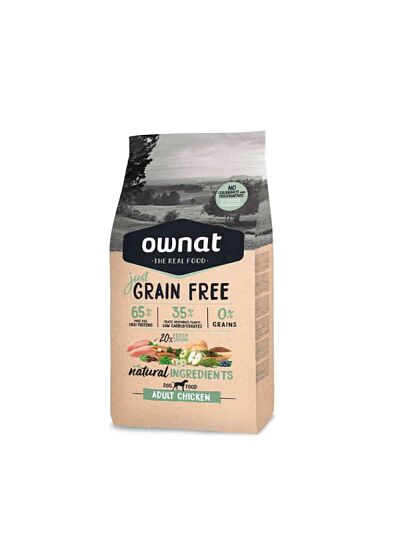 Ownat Just Grain Free Adult Dog Chicken 14Kg