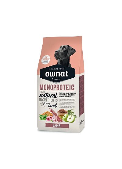 Ownat Classic Low Grain Dog Monoprotein Lamb 4kg