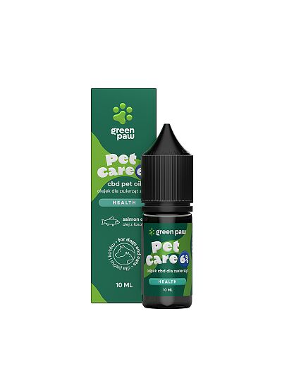 Green Paw Pet Care 6%  Σταγόνες με Φυτοκανναβινοειδή & Έλαιο Σολομού