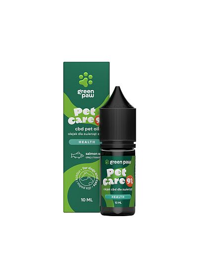 Green Paw Pet Care 9%  Σταγόνες με Φυτοκανναβινοειδή & Έλαιο Σολομού