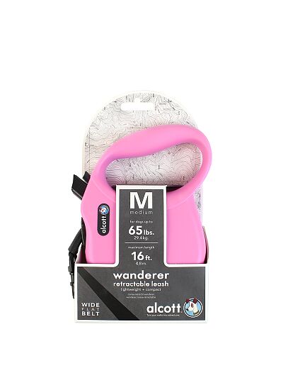 Alcott Wanderer Οδηγός Αυξομειώμενος 5m έως 30kg Ροζ